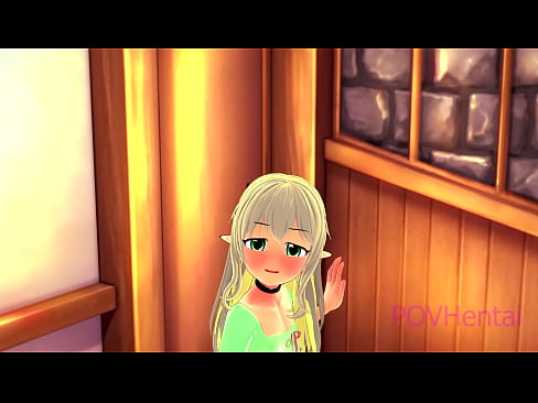 ❤️ (Perangkap) Pembantu rumah Elvish membantu anda mencuci muka anda. ❤❌ Lucah dubur pada kami