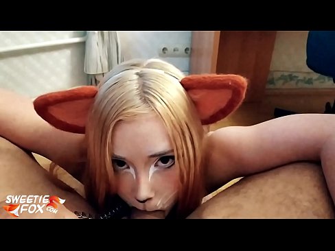 ❤️ Kitsune menelan batang dan air mani di dalam mulutnya ❤❌ Lucah dubur pada kami